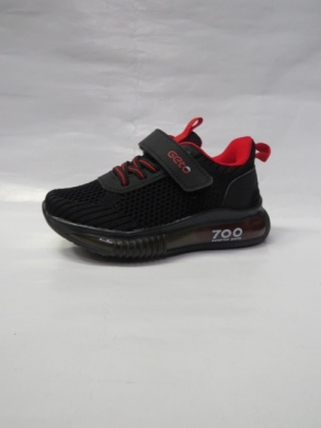 Buty sportowe chłopięce (26-31) F872 BLACK/RED