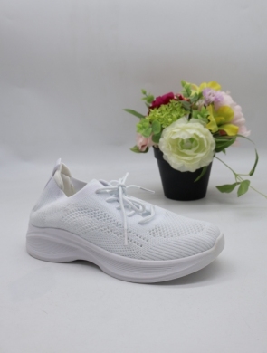 Buty sportowe damskie na płaskim (36-41) YY-91 WHITE