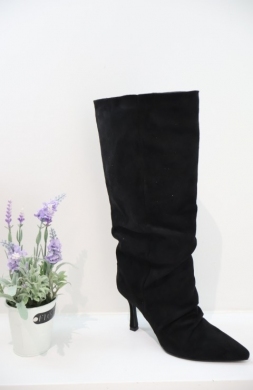 Kozaki damskie na szpilce (36-41) 2582A BLACK