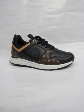 Buty sportowe damskie na płaskim (36-41) 19257-1 BLACK