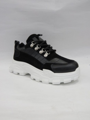 Buty sportowe damskie na płaskim (36-41) AB-875 BLACK