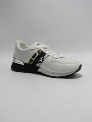 Buty sportowe damskie na płaskim (36-41) SL027 WHITE