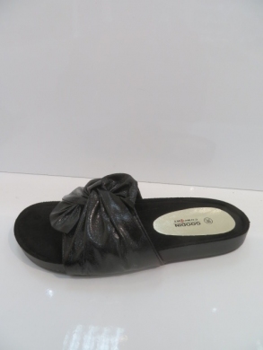 Klapki damskie na płaskim (36-41) GD-YQ-105 BLACK