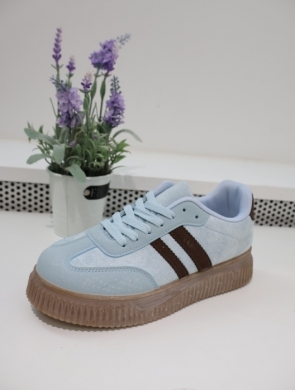 Buty sportowe damskie na płaskim (36-41) BL633 BLUE