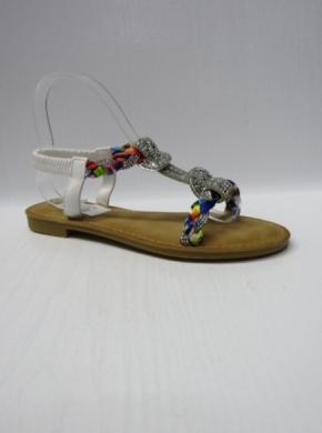 Sandały damskie na płaskim (36-41) 219 WHITE
