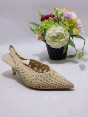 Sandały damskie na szpilce (36-41) B-734 BEIGE