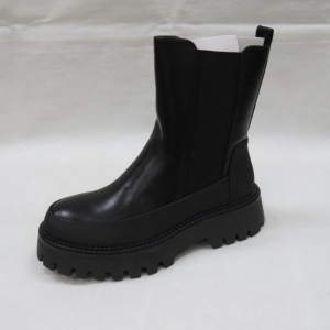 Botki damskie na płaskim (36-41) 68123 BLACK