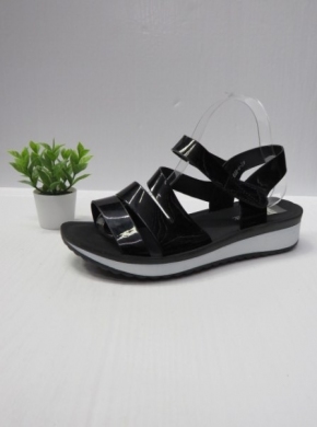 Sandały damskie na koturnie (36-41) 888-6 BLACK