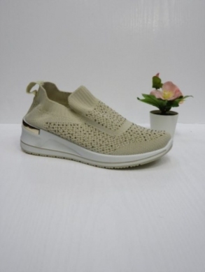 Buty sportowe damskie na koturnie (36-41) W016 BEIGE