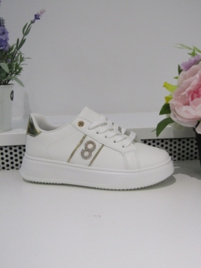 Buty sportowe damskie na płaskim (36-41) 8D871 GOLD