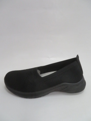 Półbuty damskie na płaskim (39-43) DYC-25 BLACK