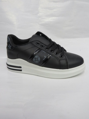 Buty sportowe damskie na płaskim (36-41) 2850 BLACK