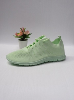 Buty sportowe damskie na płaskim (36-41) G8396-8 GREEN