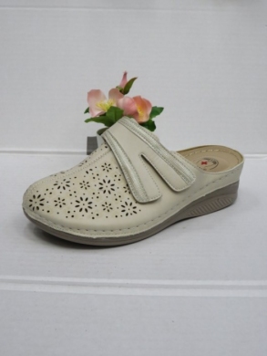 Klapki damskie na koturnie (36-41) JH1-5 BEIGE