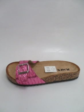 Klapki damskie na płaskim (36-41) 44502 FUCHSIA