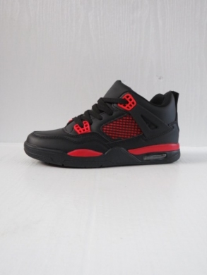 Buty sportowe damskie na płaskim (36-41) D660-G BLACK/RED