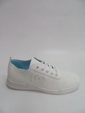 Tenisówki damskie na płaskim (36-41) 390 WHITE