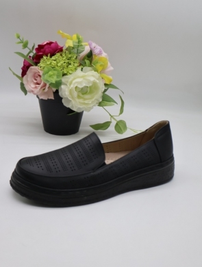 Półbuty damskie na płaskim (36-41) 26014-2 BL