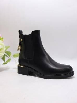 Botki damskie ocieplane na obcasie (36-41) SA3021-1 BLACK