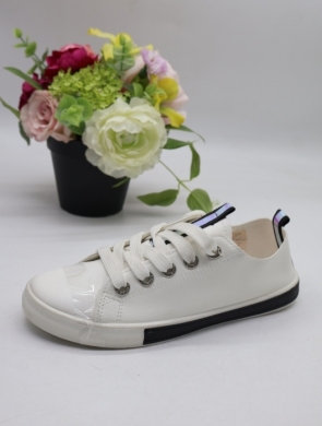 Buty sportowe damskie na płaskim (36-41) TD001-2 WH/BL