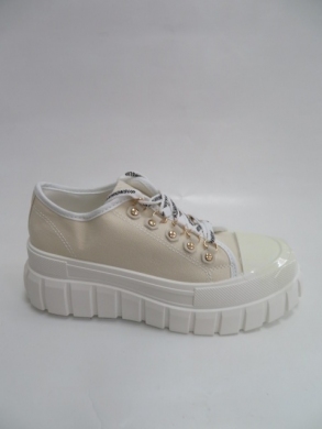 Trampki damskie na koturnie (36-41) 8098-5 KHAKI