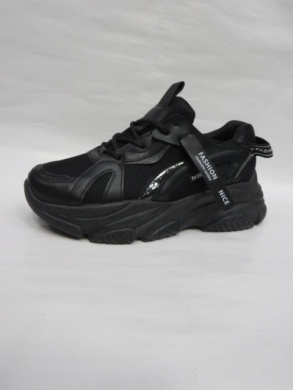 Buty sportowe damskie na płaskim (36-41) FF32 BLACK