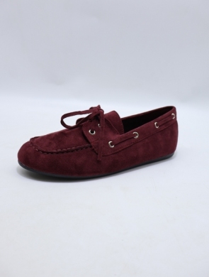 Mokasyny damskie na płaskim (36-41) H8-516 MAROON