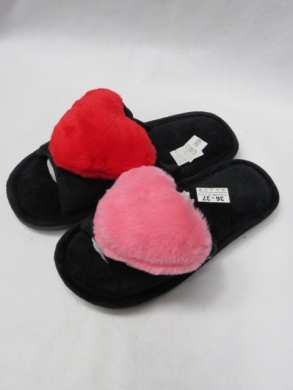 Kapcie damskie ocieplane (36-41) S19-4 MIX