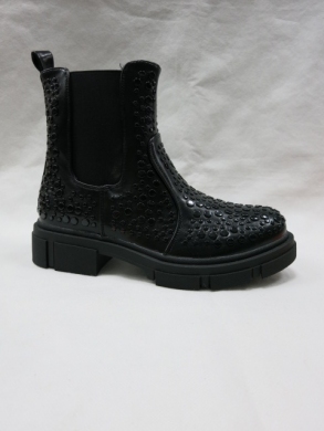 Botki damskie na płaskim (36-41) LA-135 BLACK