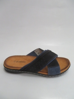 Klapki męskie (40-46) 3688-1 BLACK