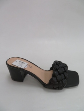 Klapki damskie na obcasie (36-41) 1-166 BLACK
