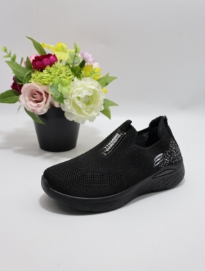 Buty sportowe damskie na płaskim (36-41) EV-367 BLACK