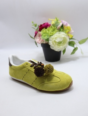 Buty sportowe damskie na płaskim (36-41) EV519 YELLOW