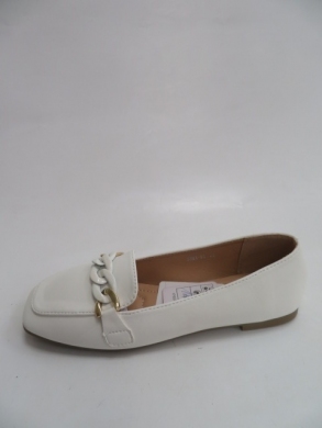 Mokasyny damskie na płaskim (36-41) HX-61 WHITE