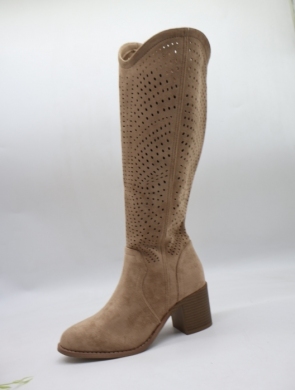 Kozaki damskie na obcasie (36-41) H251 KHAKI