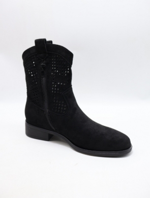 Botki damskie na płaskim (36-41) Y83 BLACK