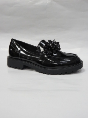 Mokasyny damskie na płaskim (36-41) 0-630 BLACK
