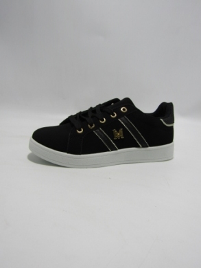 Buty sportowe damskie na płaskim (36-41) DD-320 BLACK