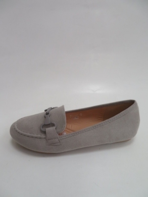 Mokasyny damskie na płaskim (36-41) TU213 GREY