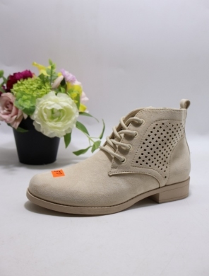 Botki damskie na płaskim (36-41) 3201 BEIGE