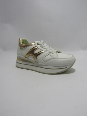 Buty sportowe damskie na płaskim (36-41) AB1733 WHI/CHAM