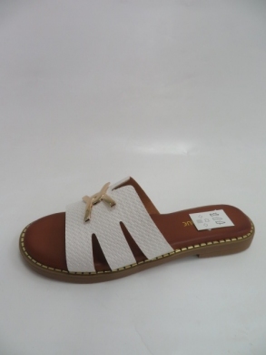 Klapki damskie na płaskim (36-41) ML221 WHITE