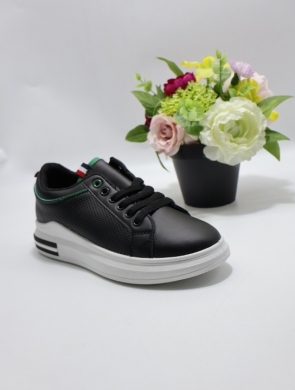Buty sportowe damskie na płaskim (36-41) D235-1 BLACK
