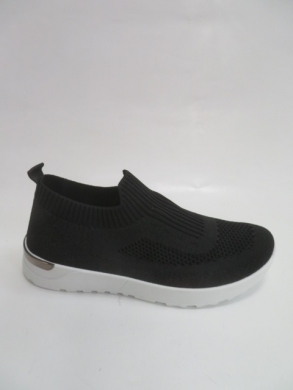 Buty sportowe damskie na płaskim (36-41) 9016-SP BLACK