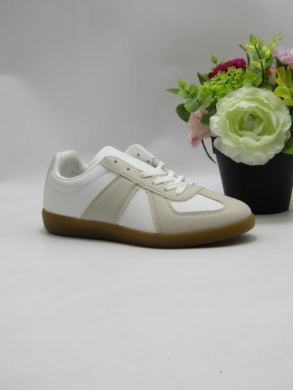 Buty sportowe damskie na płaskim (36-41) 9805 BEIGE