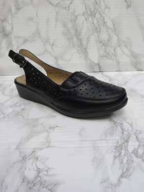 Sandały damskie na koturnie (36-41) J33-1 BLACK