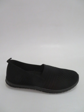 Tenisówki damskie na płaskim (36-41) 858 BLACK