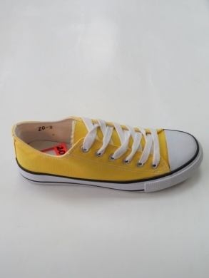 Trampki damskie na płaskim (36-41) ZC-2 YELLOW