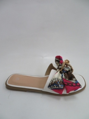 Klapki damskie na płaskim (36-41) 1816 WHITE