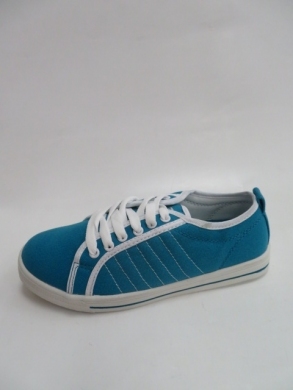 Tenisówki damskie na płaskim (36-41) 83019 BLUE